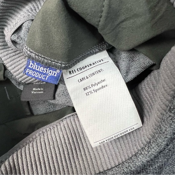 REI Co-op Pants Womens Medium Heather Gray Double Back Crop Sweatpants Tapered - Picture 7 of 9